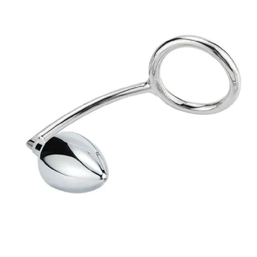 Stainless Set Cock DiscreetChoice Hook with Anal Ring Steel 4663 0711